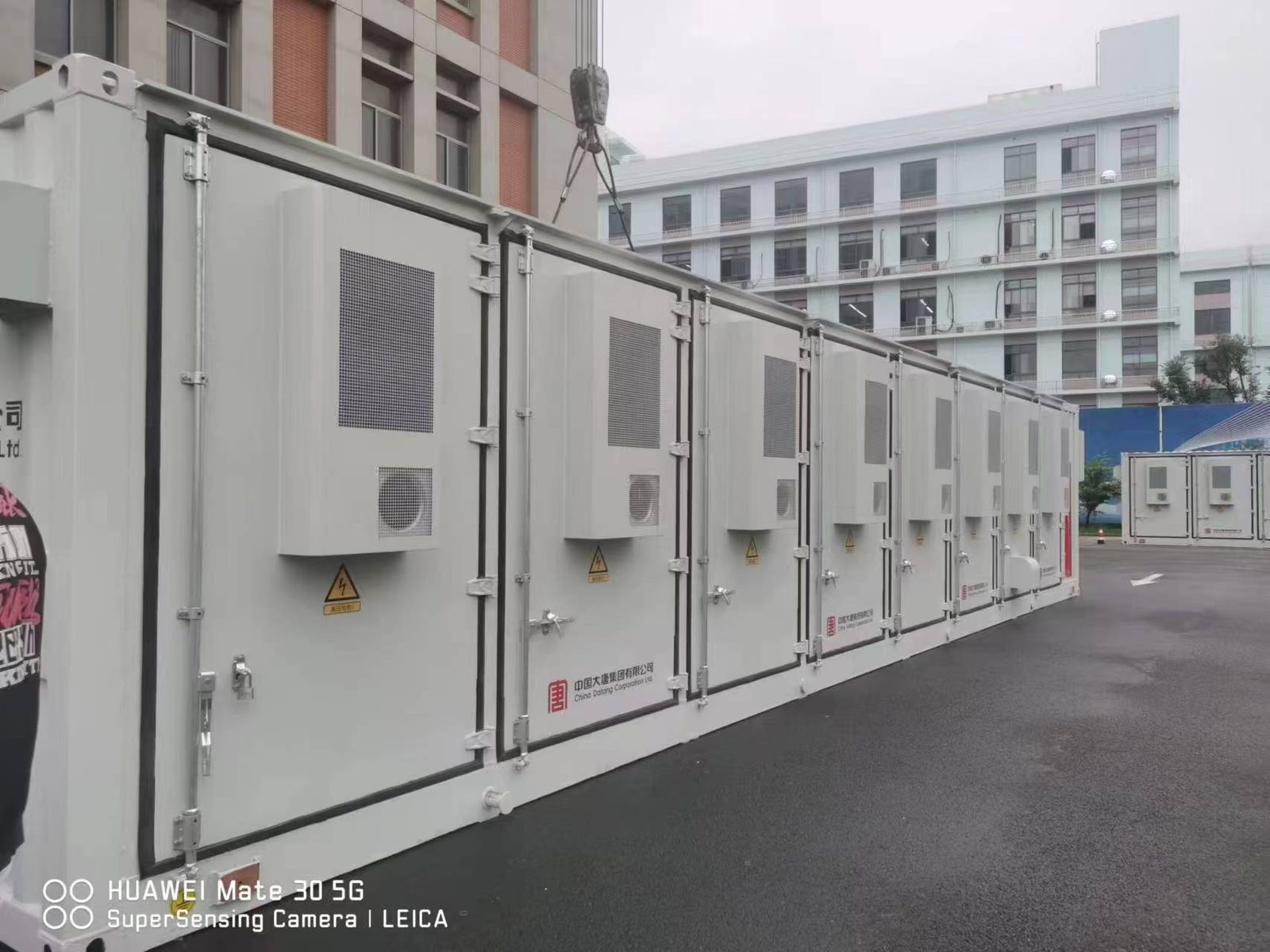 BESS Containers Row
